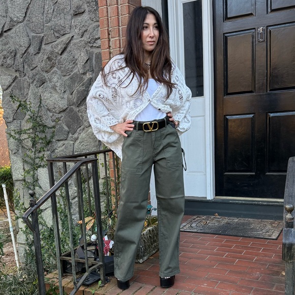 ShopEvelynne Pants - High waist wide leg straight pants